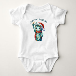 Liberty Lights Up Christmas" Baby Jersey Bodysuit