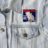 Liberty Loan Vierkante Button 5,1 Cm (In situ)