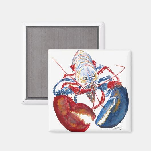 LIBERTY LOBSTER magneet (Voorkant / Achterkant)