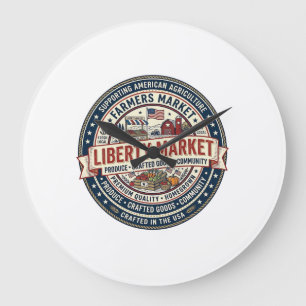Liberty Market Patriottische Patriottische Boerenm Grote Klok