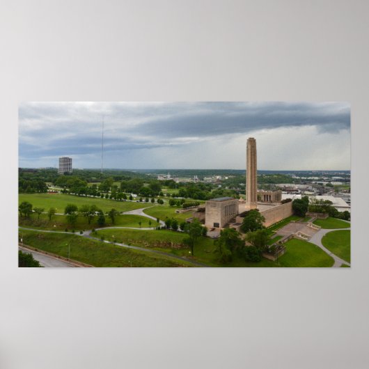 Liberty Memorial & BMA Building, Kansas City, MO Poster (Voorkant)