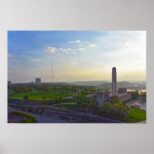Liberty Memorial, Kansas City, Missouri, 's Avonds Poster