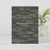 LIBERTY Militaire pensioenpartij Dunne groene lijn Kaart (Staand voorkant)