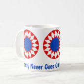 Liberty Never Goes Out of Style Mok!!! Koffiemok (Voorkant links)