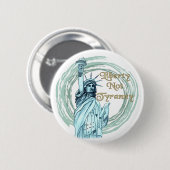 Liberty Not Tyranny speld Ronde Button 5,7 Cm (Voorkant /achterkant)