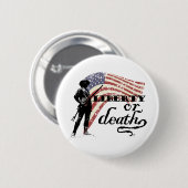 Liberty of Death Minutemen Ronde Button 5,7 Cm (Voorkant /achterkant)
