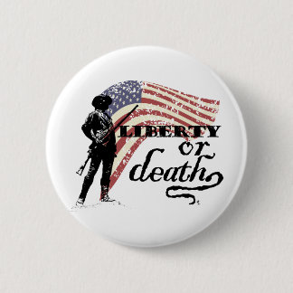 Liberty of Death Minutemen Ronde Button 5,7 Cm