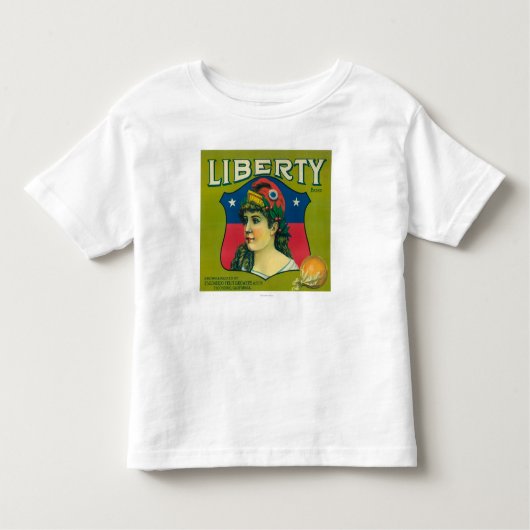 Liberty Oranje LabelEscondido,CA Kinder Shirts (Voorkant)