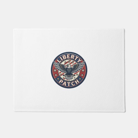 Liberty Patch Patriottische Borduurpatch Patriotti Deurmat (Voorkant)