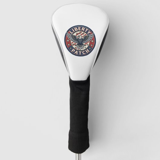 Liberty Patch Patriottische Borduurpatch Patriotti Golfheadcover (Voorkant)
