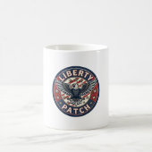 Liberty Patch Patriottische Borduurpatch Patriotti Koffiemok (Center)