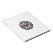 Liberty Patch Patriottische Borduurpatch Patriotti Notitieblok (Schuin)