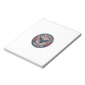 Liberty Patch Patriottische Borduurpatch Patriotti Notitieblok (Linkerzijde)