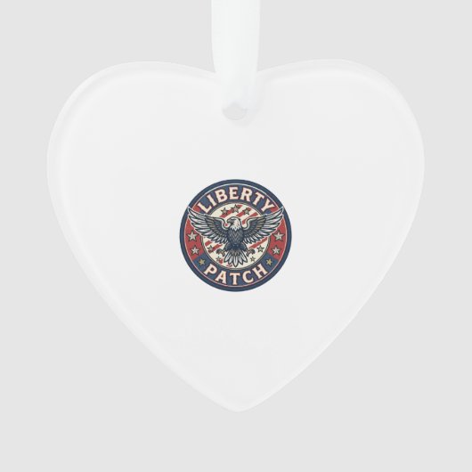 Liberty Patch Patriottische Borduurpatch Patriotti Ornament (voorkant)
