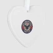 Liberty Patch Patriottische Borduurpatch Patriotti Ornament (voorkant)