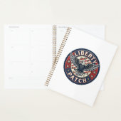 Liberty Patch Patriottische Borduurpatch Patriotti Planner (Display)
