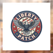 Liberty Patch Patriottische Borduurpatch Patriotti Raamsticker (Vel 2)