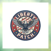 Liberty Patch Patriottische Borduurpatch Patriotti Raamsticker (Vel 3)