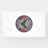 Liberty Patch Patriottische Borduurpatch Patriotti Spandoek (Horizontaal)