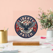 Liberty Patch Patriottische Borduurwerk Patch Acryl Bord (Huwelijk)