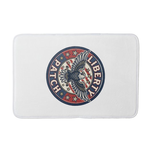 Liberty Patch Patriottische Borduurwerk Patch Badmat (Voorkant)