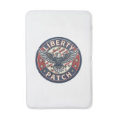 Liberty Patch Patriottische Borduurwerk Patch Badmat (Voorkant Verticaal)