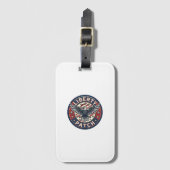 Liberty Patch Patriottische Borduurwerk Patch Bagagelabel (Voorkant (verticaal))