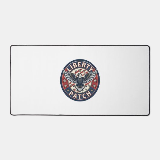 Liberty Patch Patriottische Borduurwerk Patch Bureaumat (Voorkant)