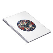 Liberty Patch Patriottische Borduurwerk Patch Notitieboek (Rechterzijde)