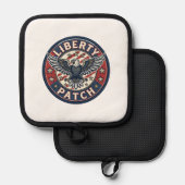 Liberty Patch Patriottische Borduurwerk Patch Pannenlap (Voorkant / Achterkant)