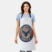 Liberty Patch Patriottische Borduurwerk Patch Schort (Gedragen)