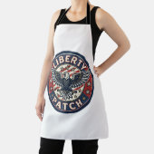 Liberty Patch Patriottische Borduurwerk Patch Schort (Insitu)
