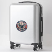 Liberty Patch Patriottische Borduurwerk Patch Sticker (Koffer)