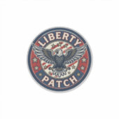 Liberty Patch Patriottische Borduurwerk Patch Sticker (Voorkant)
