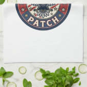 Liberty Patch Patriottische Borduurwerk Patch Theedoek (Gevouwen)