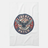Liberty Patch Patriottische Borduurwerk Patch Theedoek (Verticaal)