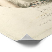 Liberty, Patron van de Fransen, gegraveerd door Ru Poster (Hoek)