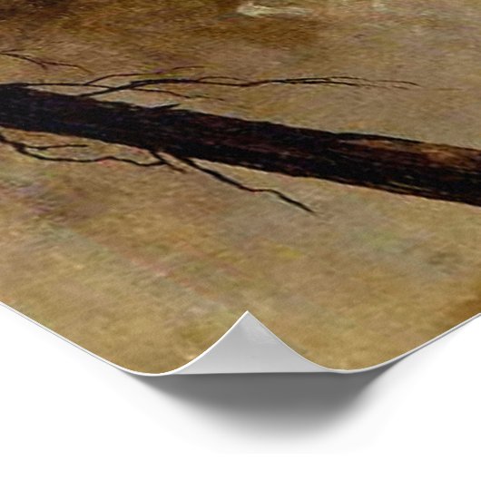 Liberty Pet Yosemite Park Waterfall 1873 Poster (Hoek)