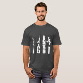 Liberty Pistolen Beer Texas T Parody LGBT T-shirt (Voorkant volledig)