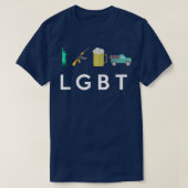 Liberty Pistolen Beer Trucks Funny LGBT T-shirt (Design voorkant)