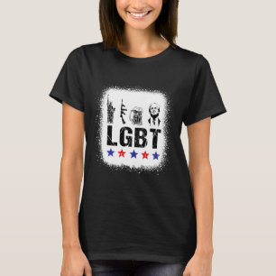 Liberty Pistolen Beer Trump Funny Lgbt T-shirt
