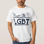 Liberty Pistolen Beer Trump Parody LGBTCute Gift T-shirt (Voorkant)