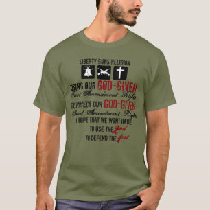 Liberty Pistolen Religie T-shirt