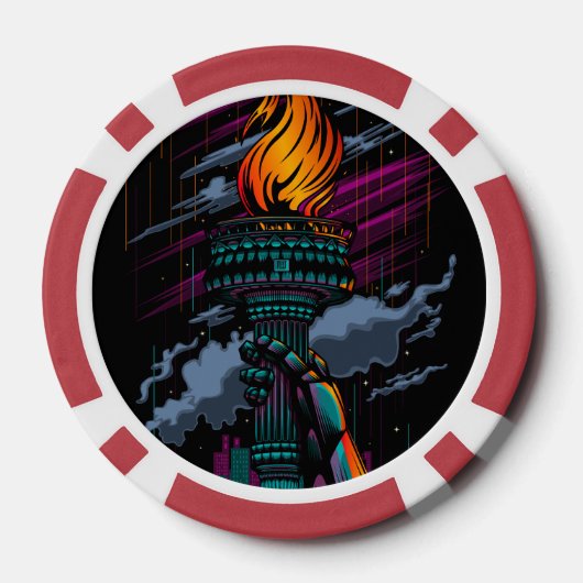 Liberty Poker Chips (Achterkant)