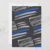 LIBERTY Politie Wetshandhaving Pensioen Partij Kaart (Achterkant)