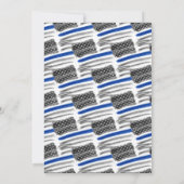 LIBERTY Politie Wetshandhaving Pensioen Partij Kaart (Achterkant)