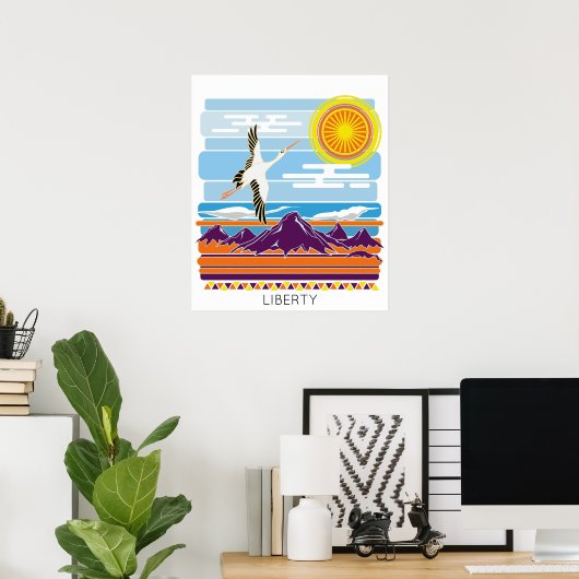 Liberty Poster (Thuiskantoor)
