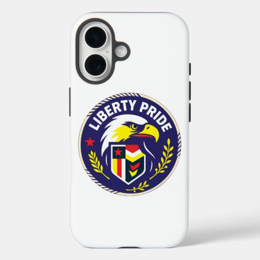 Liberty Pride Adelaar Embleem Hoestelcase – Patrio Case-Mate iPhone Case (Achterkant)