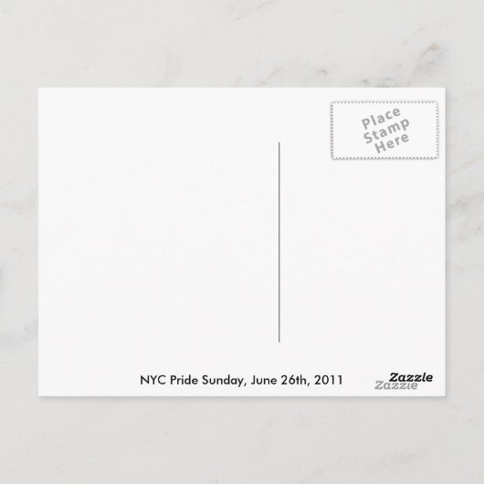 Liberty Pride Briefkaart (Achterkant)