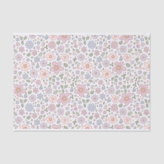 Liberty Print Ditsy Bloem Papier (Voorkant)